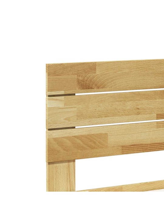 VOODIRAAM PEATSIGA ILMA MADRATSITA 75X190 CM TÄISPUIDUST TAMM