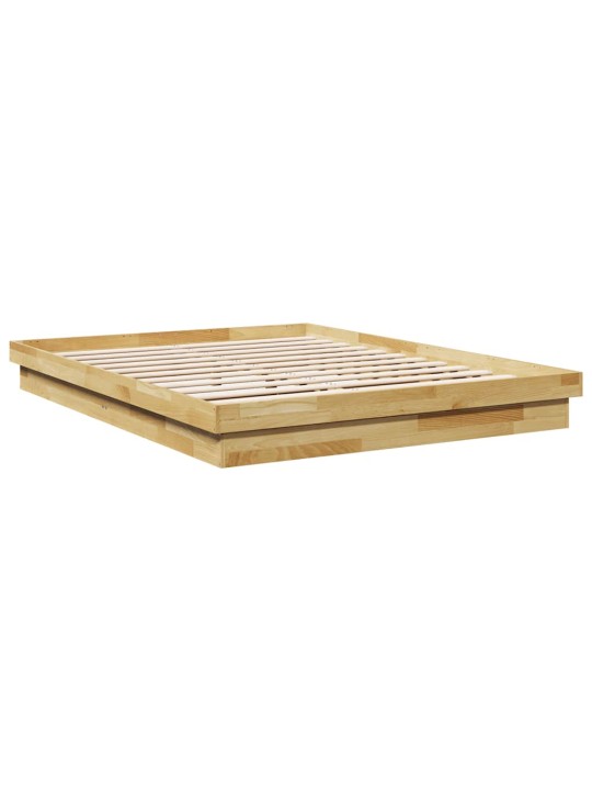 VOODIRAAM ILMA MADRATSITA 150X200 CM TÄISPUIDUST TAMM