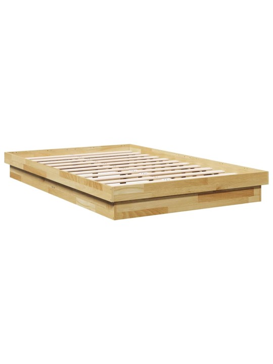 VOODIRAAM ILMA MADRATSITA 120X190 CM TÄISPUIDUST TAMM