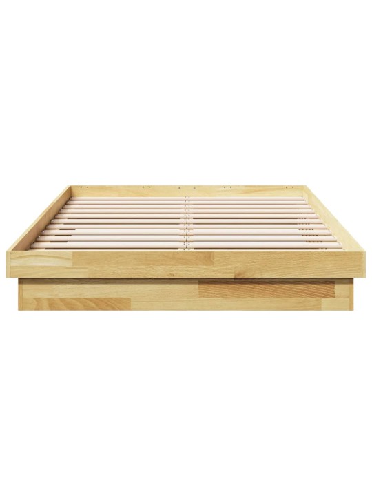 VOODIRAAM ILMA MADRATSITA 120X190 CM TÄISPUIDUST TAMM