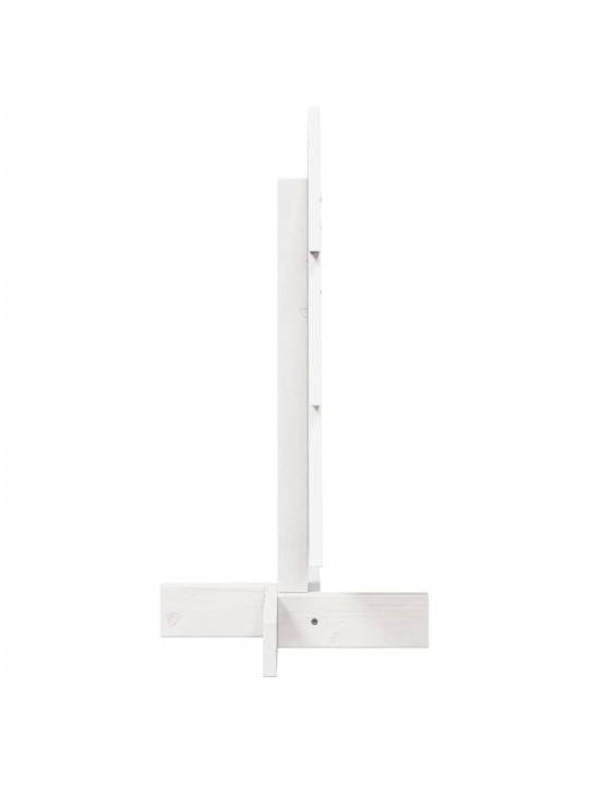 PUIDUST JÕULUPUU KAUNISTUSEKS VALGE 60 CM TÄISPUIDUST MÄND