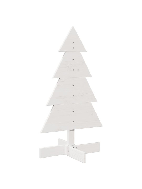 PUIDUST JÕULUPUU KAUNISTUSEKS, VALGE, 80 CM, MÄNNIPUIT