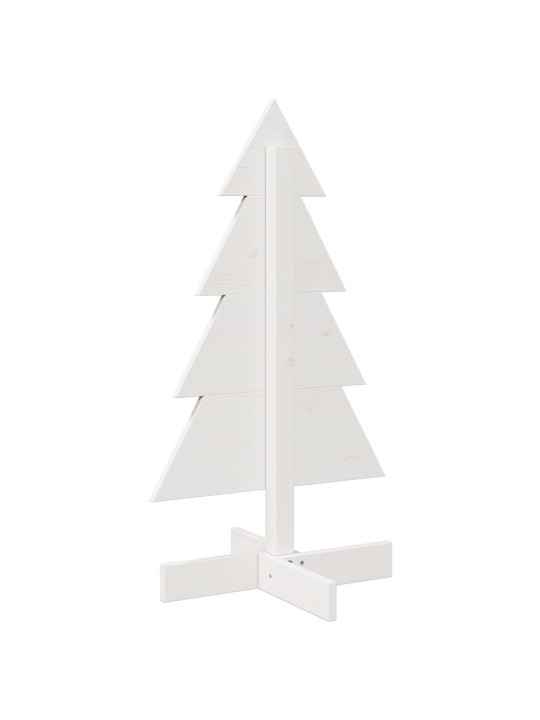 PUIDUST JÕULUPUU KAUNISTUSEKS, VALGE, 80 CM, MÄNNIPUIT