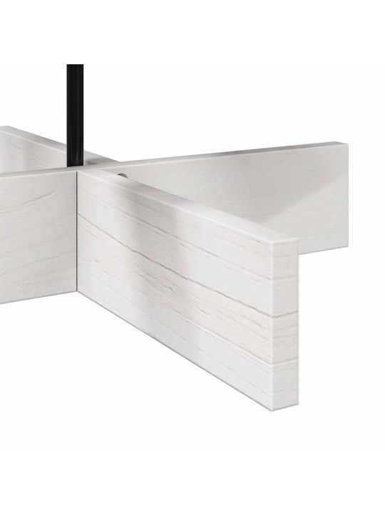 PUIDUST JÕULUPUU KAUNISTUSEKS, VALGE, 100 CM, MÄNNIPUIT