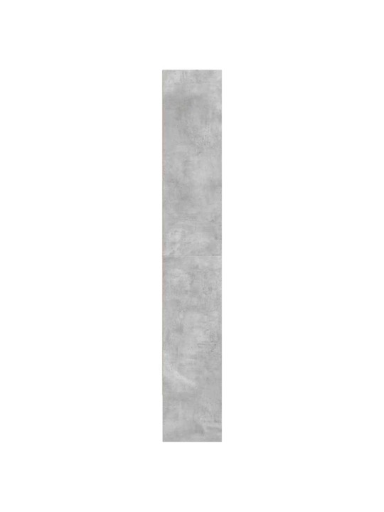 RAAMATUKAPP BETOONHALL 80X30X189 CM ENGINEERED WOOD