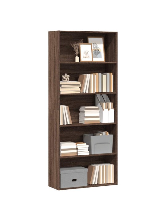 RAAMATUKAPP PRUUN TAMM 80X30X189 CM TEHISPUIT