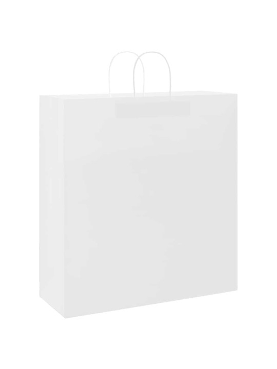 PABERKOTID, 50 TK, KÄEPIDEMETEGA, VALGE, 45X17X48 CM