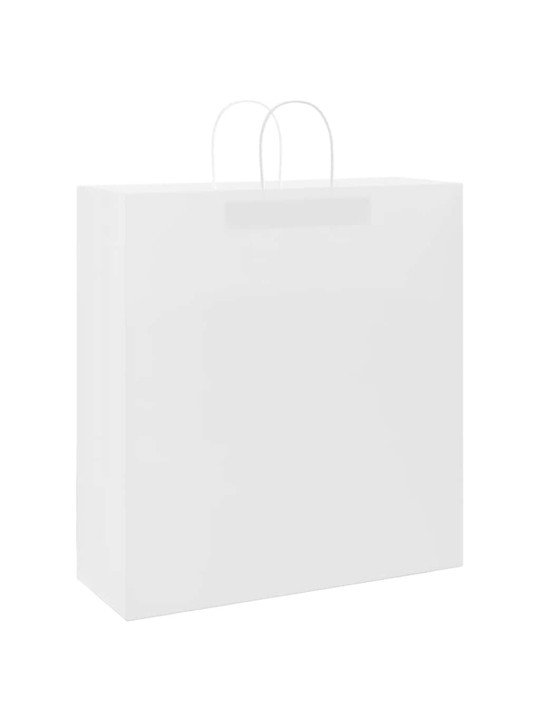 PABERKOTID, 250 TK, KÄEPIDEMETEGA, VALGE, 45X17X48 CM
