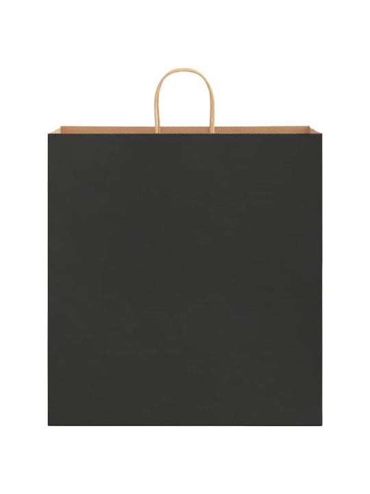 PABERKOTID, 250 TK, KÄEPIDEMETEGA, MUST, 45X17X48 CM