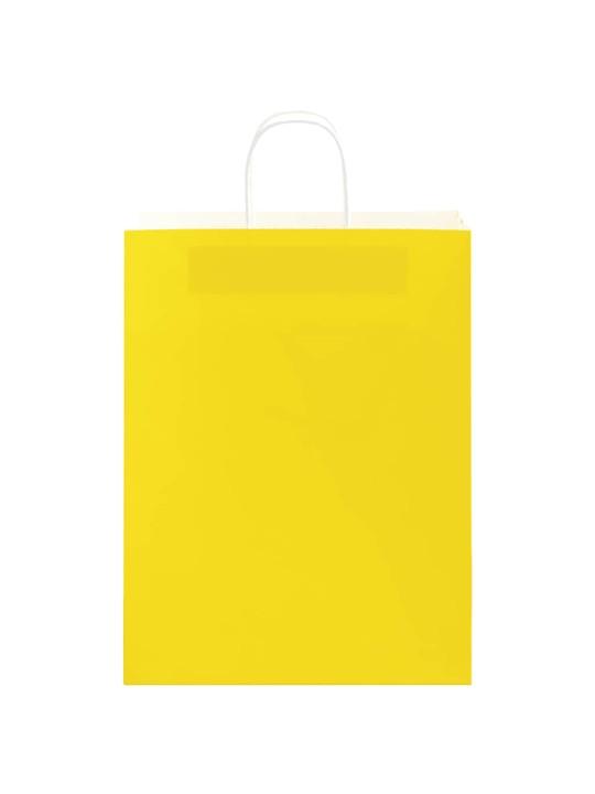 PABERKOTID, 50 TK, KÄEPIDEMETEGA, KOLLANE, 32X12X42 CM