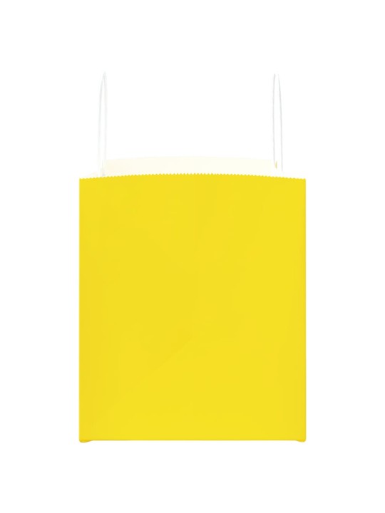 PABERKOTID, 250 TK, KÄEPIDEMETEGA, KOLLANE, 32X22X24 CM