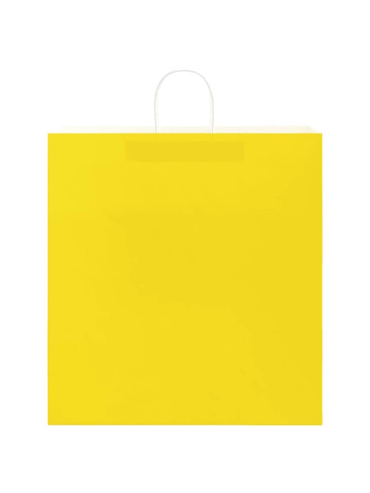 PABERKOTID, 250 TK, KÄEPIDEMETEGA, KOLLANE, 45X17X48 CM