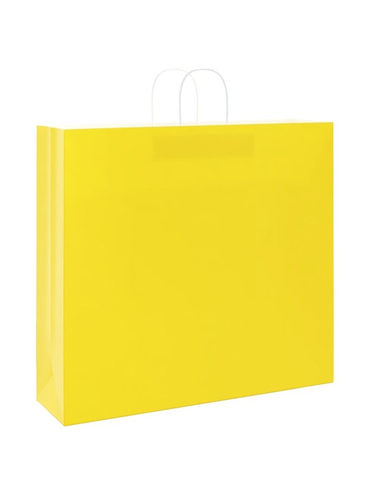 PABERKOTID, 250 TK, KÄEPIDEMETEGA, KOLLANE, 54X15X49 CM