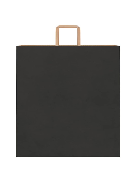 PABERKOTID, 50 TK, KÄEPIDEMETEGA, MUST, 45X17X48 CM