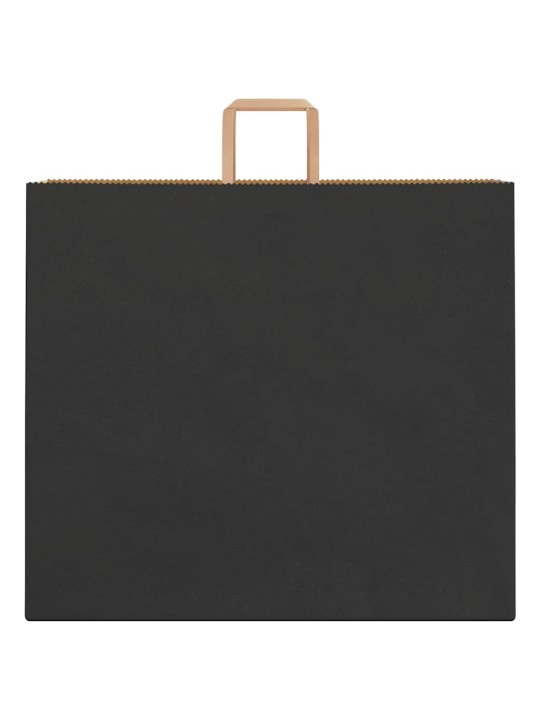 PABERKOTID, 50 TK, KÄEPIDEMETEGA, MUST, 54X15X49 CM