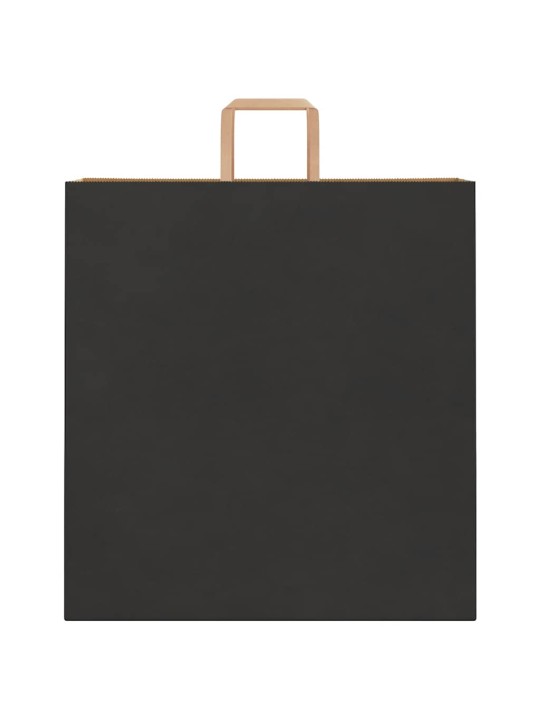 PABERKOTID, 250 TK, KÄEPIDEMETEGA, MUST, 45X17X48 CM