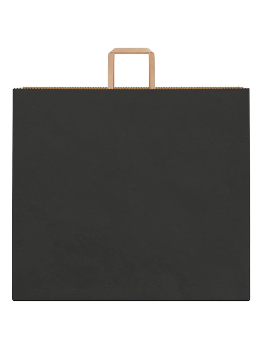 PABERKOTID, 250 TK, KÄEPIDEMETEGA, MUST, 54X15X49 CM