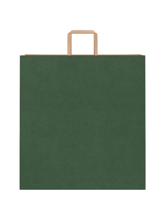 PABERKOTID, 50 TK, KÄEPIDEMETEGA, ROHELINE, 45X17X48 CM