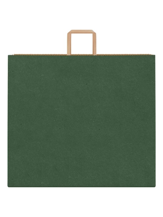 PABERKOTID, 50 TK, KÄEPIDEMETEGA, ROHELINE, 54X15X49 CM