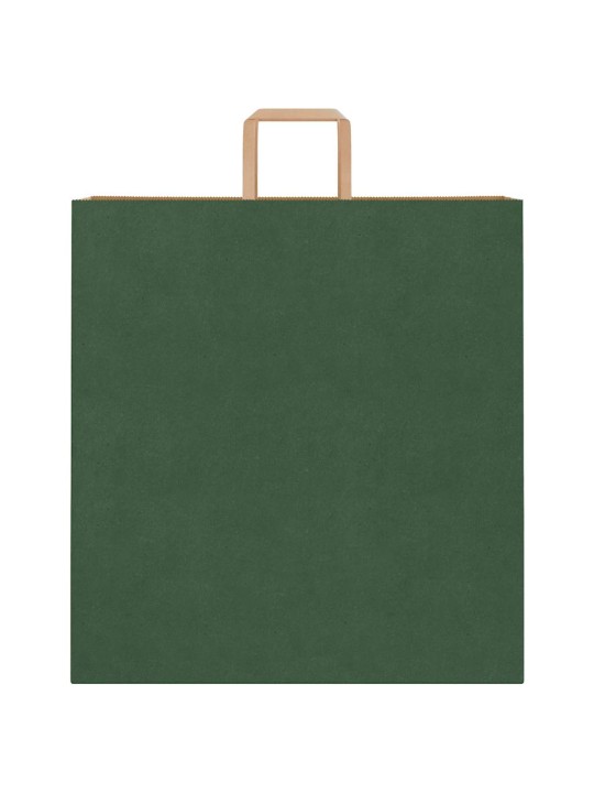PABERKOTID, 250 TK, KÄEPIDEMETEGA, ROHELINE, 45X17X48 CM
