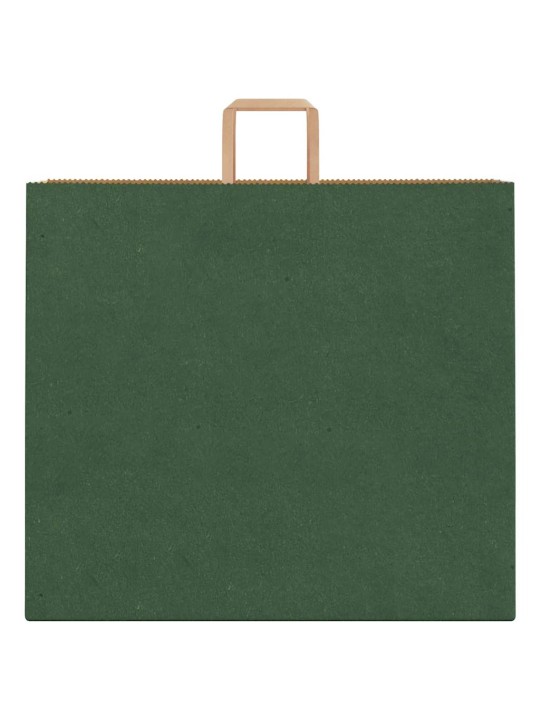 PABERKOTID, 250 TK, KÄEPIDEMETEGA, ROHELINE, 54X15X49 CM