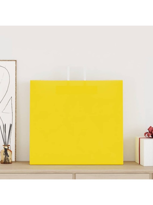 PABERKOTID, 250 TK, KÄEPIDEMETEGA, KOLLANE, 54X15X49 CM