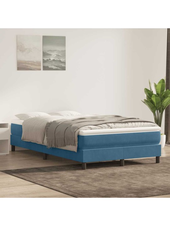 BOX VEDRUVOODI ILMA MADRATSITA TUMESININE 120X210 CM SAMET