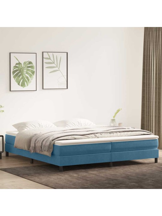 BOX VEDRUVOODI ILMA MADRATSITA TUMESININE 200X210 CM SAMET