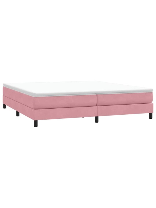 BOX VEDRUVOODI ILMA MADRATSITA ROOSA 200X210 CM SAMET