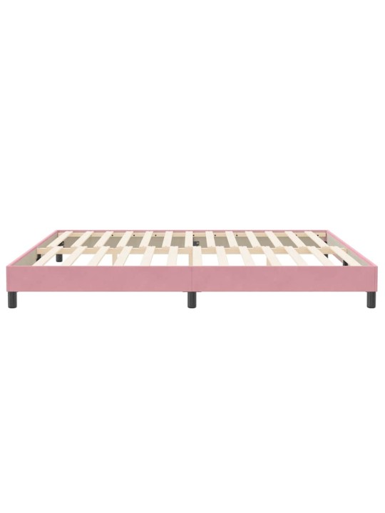 BOX VEDRUVOODI ILMA MADRATSITA ROOSA 200X210 CM SAMET