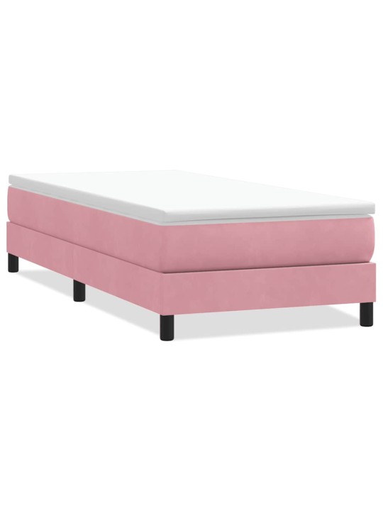 BOX VEDRUVOODI ILMA MADRATSITA ROOSA 100X220 CM SAMET