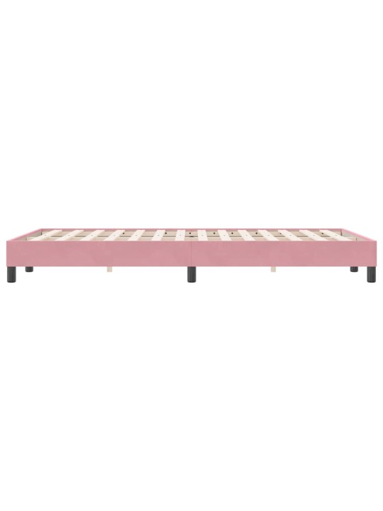 BOX VEDRUVOODI ILMA MADRATSITA ROOSA 120X220 CM SAMET