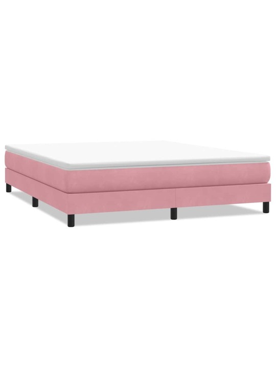 BOX VEDRUVOODI ILMA MADRATSITA ROOSA 180X220 CM SAMET