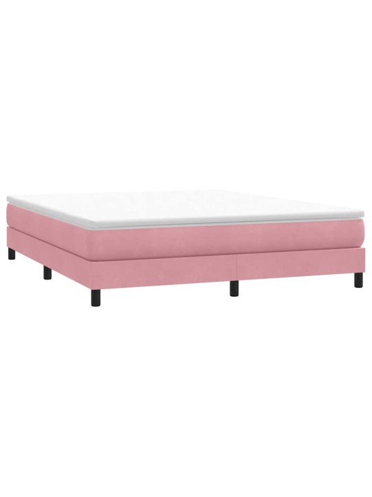 BOX VEDRUVOODI ILMA MADRATSITA ROOSA 180X220 CM SAMET