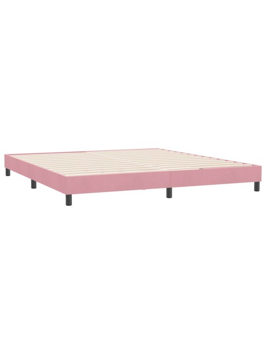 BOX VEDRUVOODI ILMA MADRATSITA ROOSA 180X220 CM SAMET