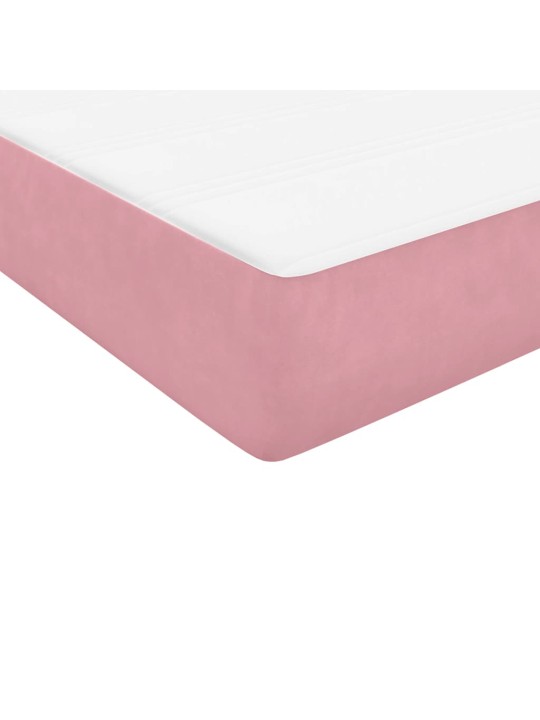 BOX VEDRUVOODI MADRATSIGA ROOSA 100X220 CM SAMET