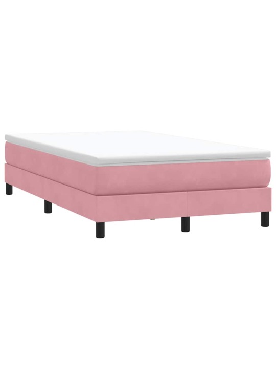 BOX VEDRUVOODI MADRATSIGA ROOSA 120X220 CM SAMET