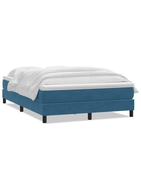 BOX VEDRUVOODI MADRATSIGA TUMESININE 140X220 CM SAMET
