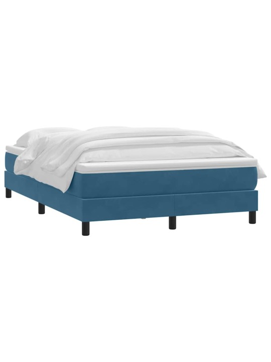 BOX VEDRUVOODI MADRATSIGA TUMESININE 140X220 CM SAMET