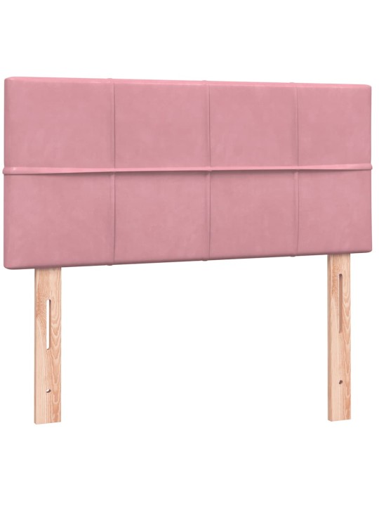 BOX VEDRUVOODI MADRATSIGA ROOSA 100X220 CM SAMET