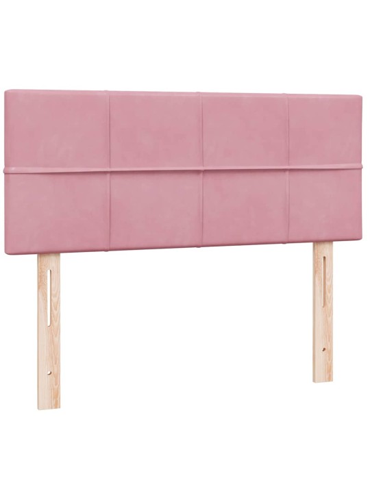 BOX VEDRUVOODI MADRATSIGA ROOSA 120X220 CM SAMET