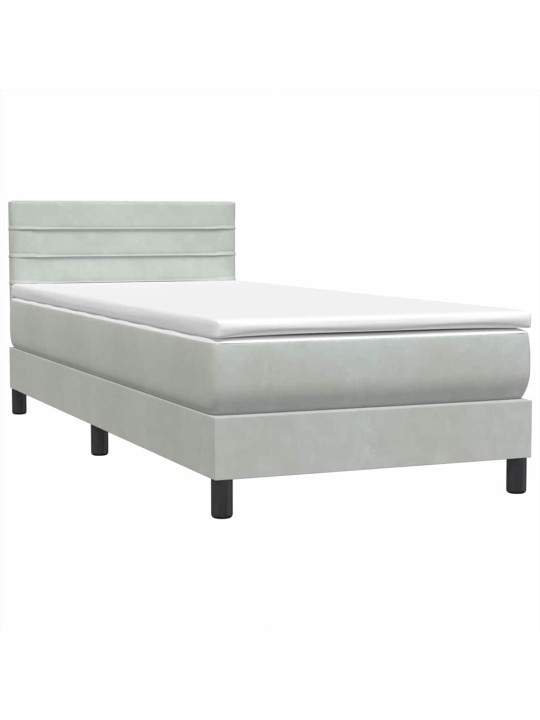 BOX VEDRUVOODI MADRATSIGA HELEHALL 80X220 CM SAMET