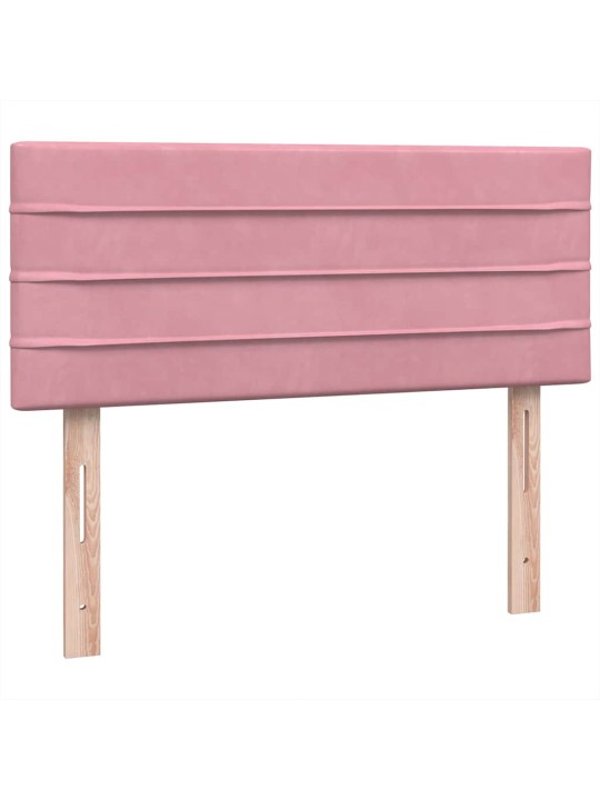 BOX VEDRUVOODI MADRATSIGA ROOSA 120X220 CM SAMET
