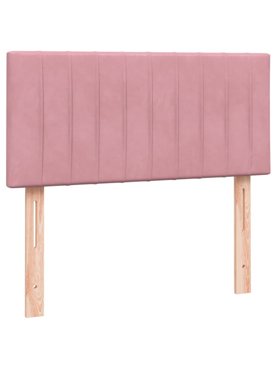BOX VEDRUVOODI MADRATSIGA ROOSA 100X220 CM SAMET