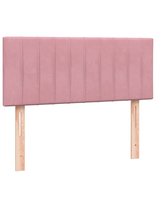 BOX VEDRUVOODI MADRATSIGA ROOSA 120X220 CM SAMET