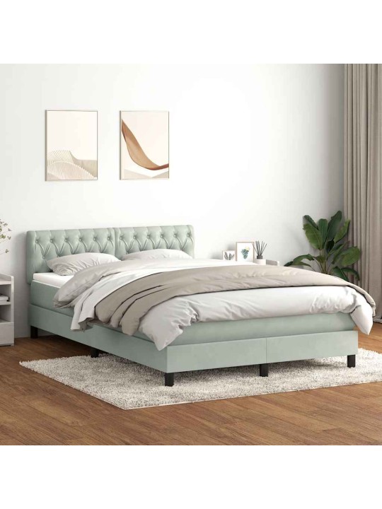 BOX VEDRUVOODI MADRATSIGA HELEHALL 140X220 CM SAMET