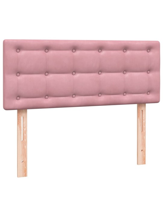 BOX VEDRUVOODI MADRATSIGA ROOSA 120X220 CM SAMET