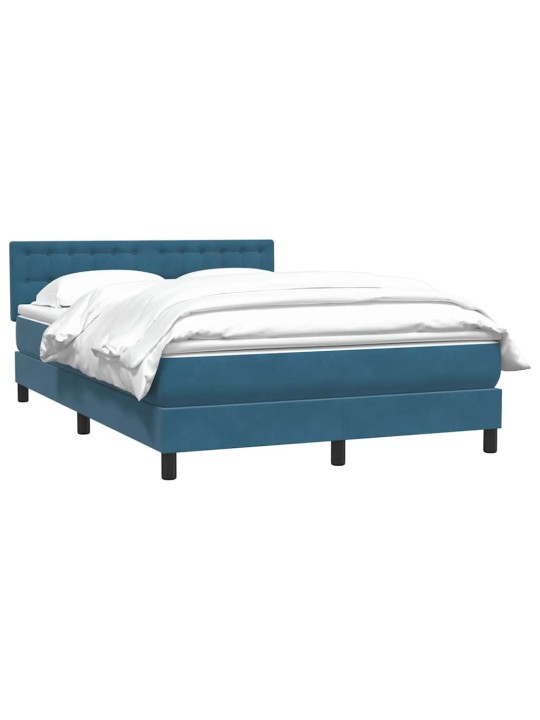BOX VEDRUVOODI MADRATSIGA TUMESININE 140X220 CM SAMET