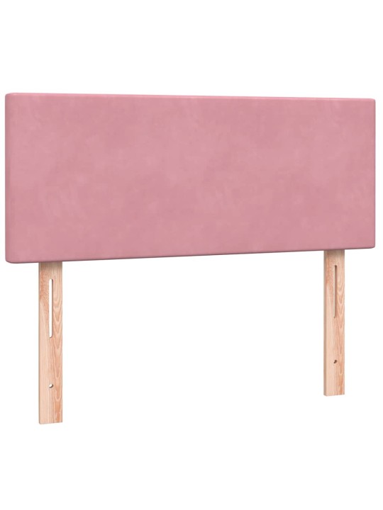 BOX VEDRUVOODI MADRATSIGA ROOSA 120X220 CM SAMET