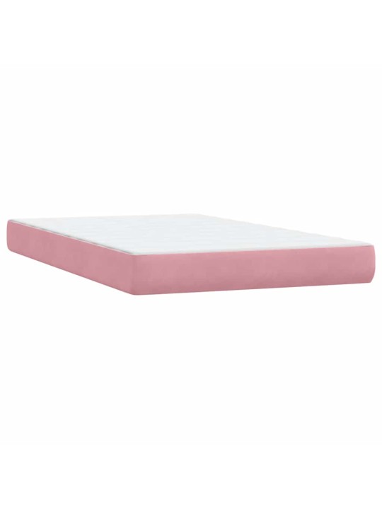BOX VEDRUVOODI MADRATSIGA ROOSA 120X220 CM SAMET